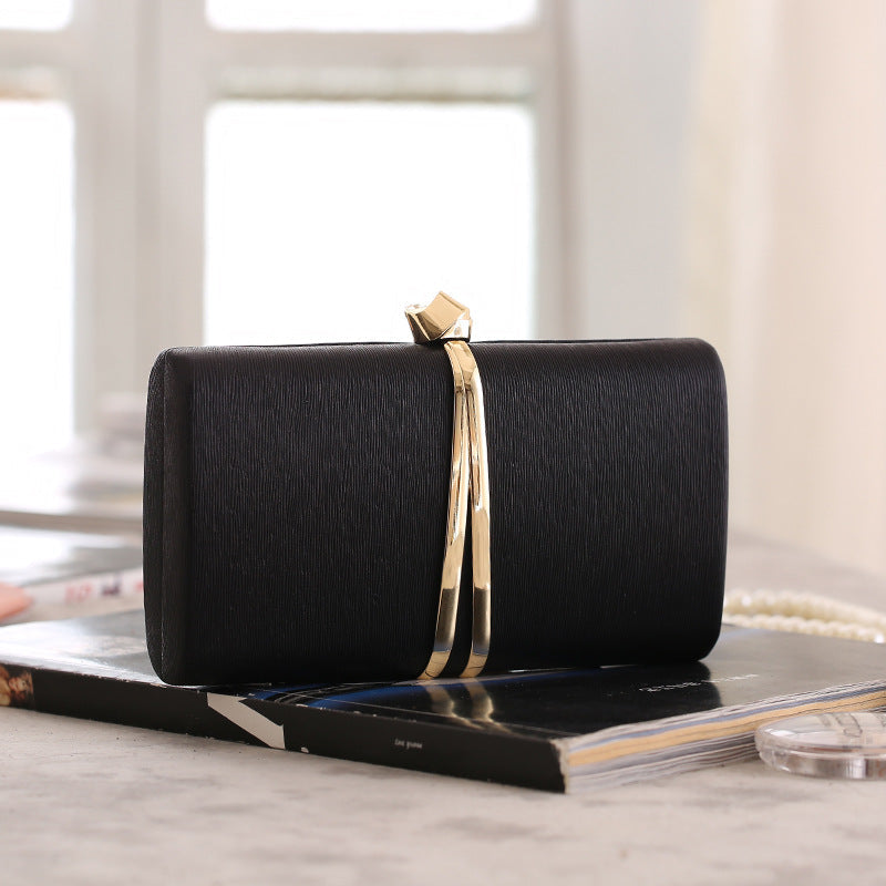 Marina - Sculpted Metal Detail Evening Clutch