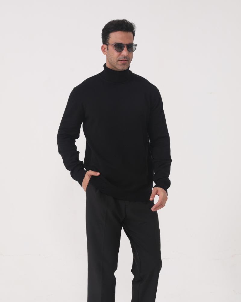 Men’s Arno Classic Turtleneck Sweater - Slim-Fit Knit