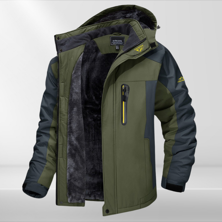 Men’s Outdoor Softshell Jacket - Windproof Hooded Design