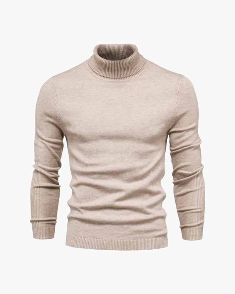 Men’s Arno Classic Turtleneck Sweater - Slim-Fit Knit