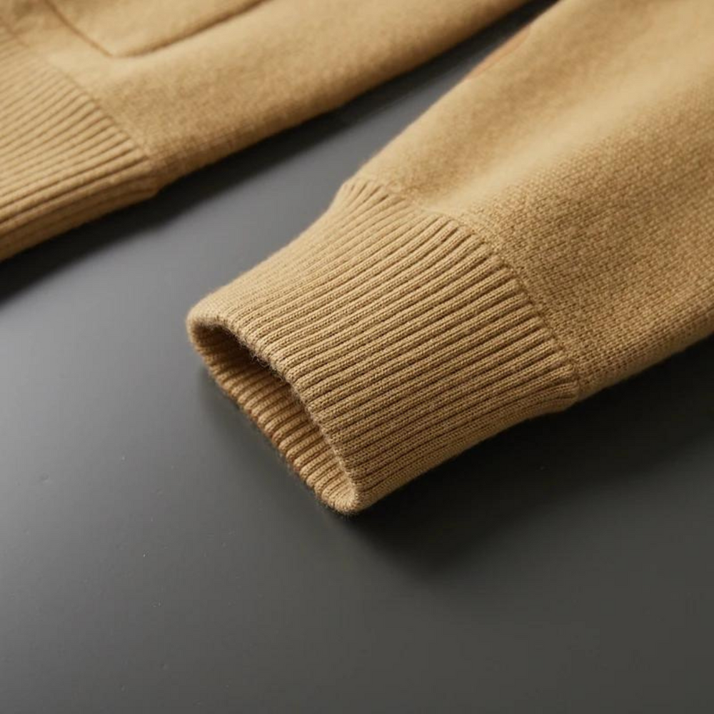 Men’s Button-Up Knit Cardigan – Smart Casual Lightweight Sweater