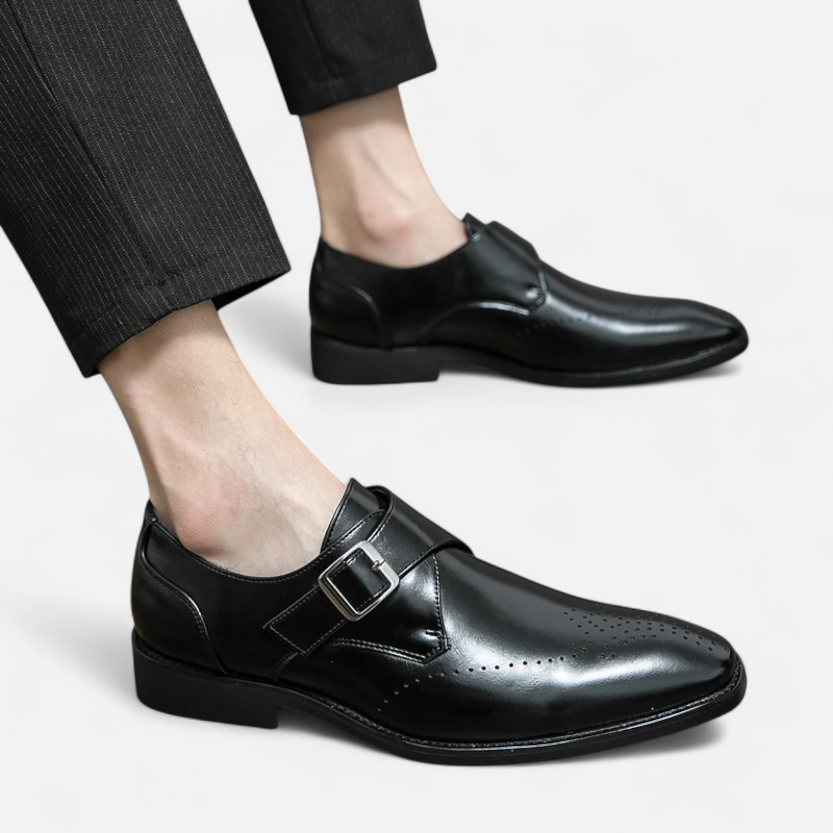 Men’s Alden Buckle-Detail Formal Dress Shoes