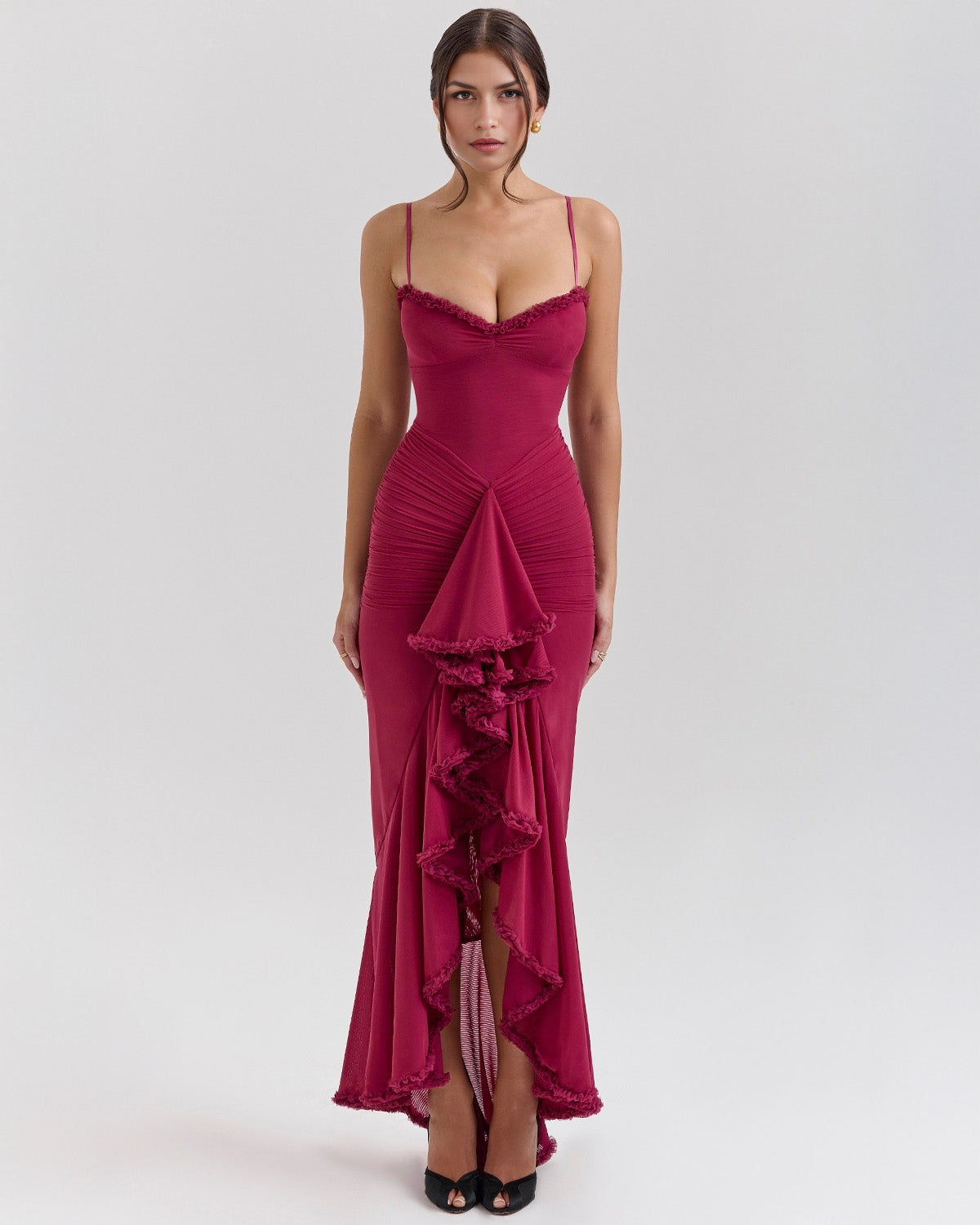 Fioretta – Ruffle Cascade Maxi Dress