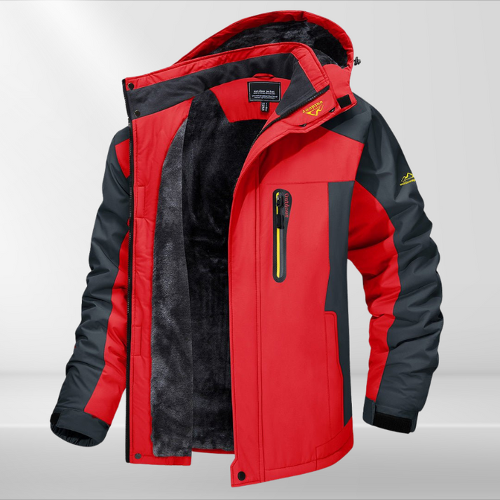 Men’s Outdoor Softshell Jacket - Windproof Hooded Design