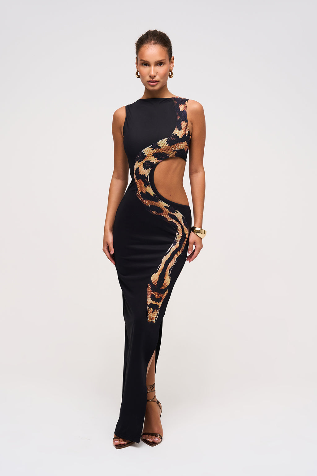 Viper Curve – Cutout Maxi Dress