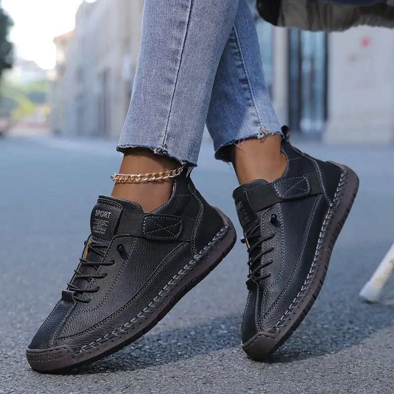 Women's Spring Lace-Up Walking Sneakers