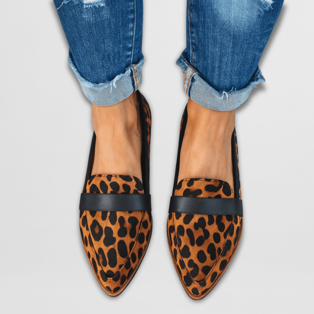 Women's Spring Pointed-Toe Suede Loafers