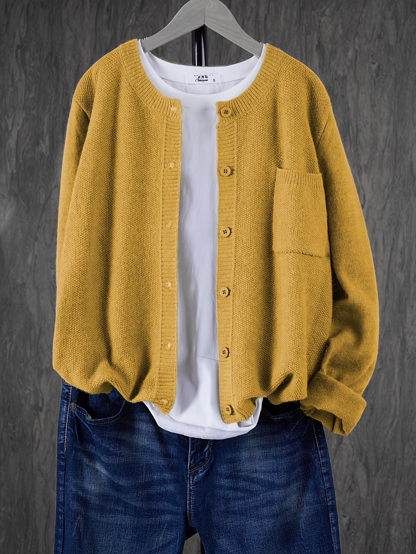 Women’s Button Front Cardigan - Long Sleeve Casual Knit Sweater