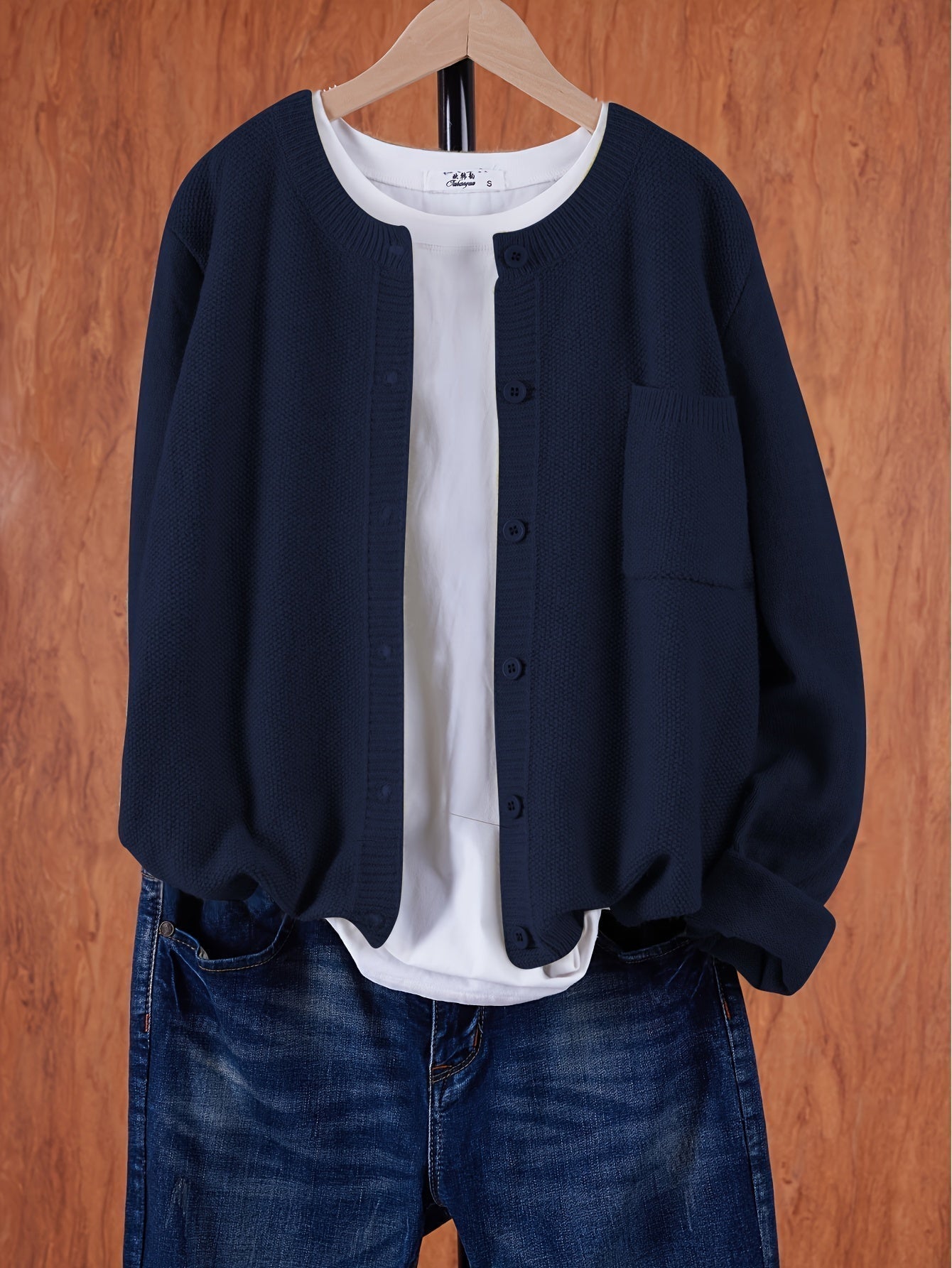 Women’s Button Front Cardigan - Long Sleeve Casual Knit Sweater