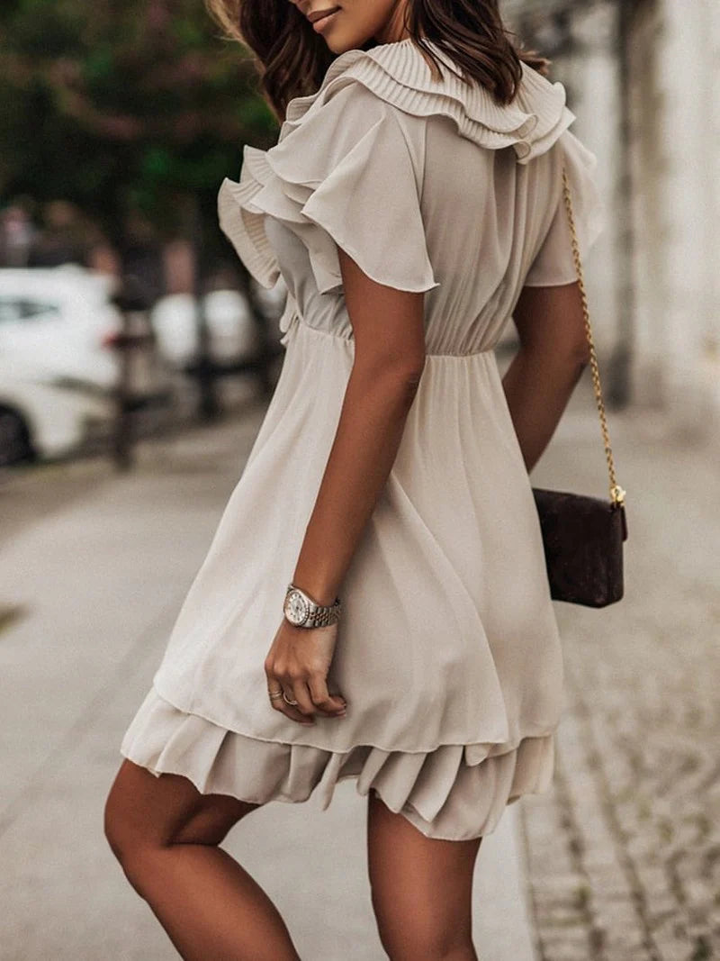 Fabia - Ruffle Mini Dress