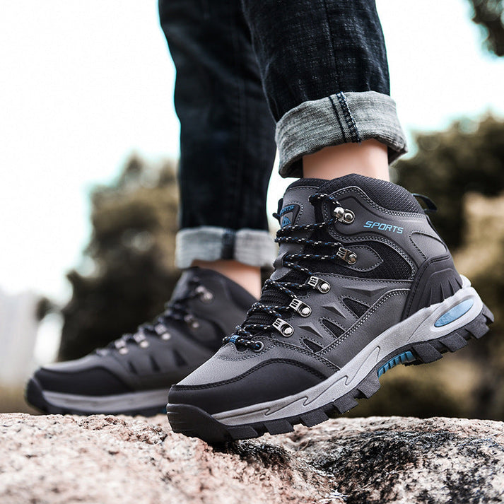 Men’s Trail Trek Waterproof Hiking Boots – All-Terrain Outdoor Footwear