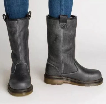 Women’s Brenna Rustic Pull-On Leather Boots