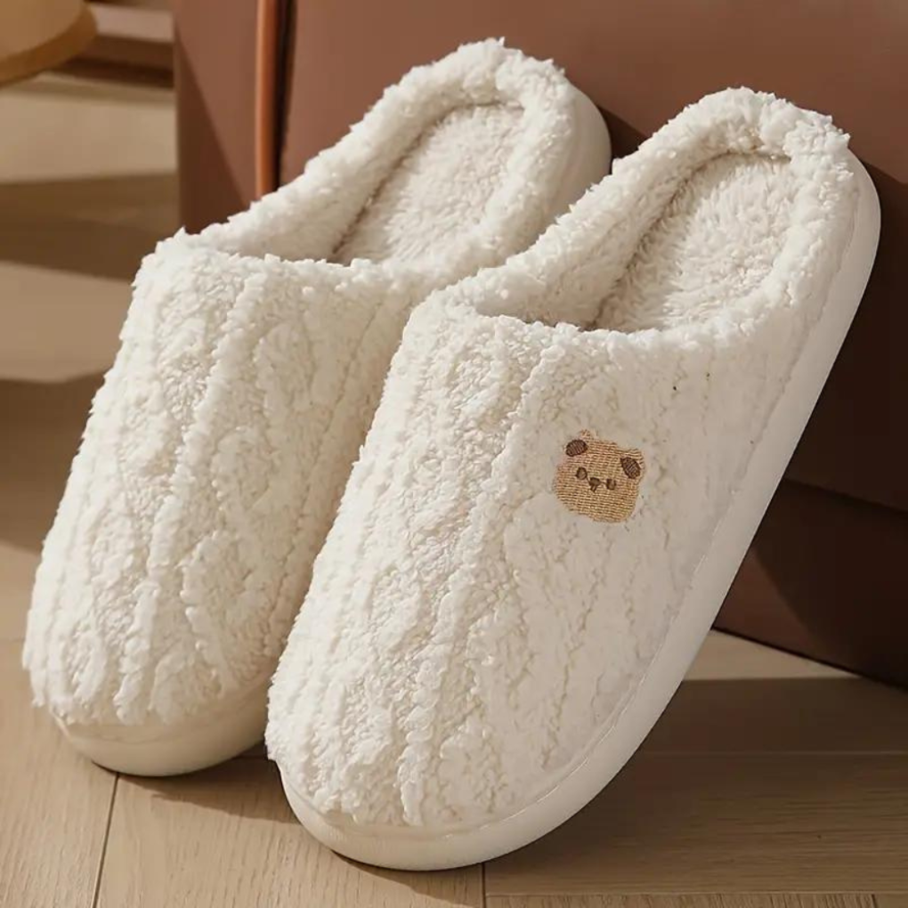 Women’s Spring Plush Indoor Slippers
