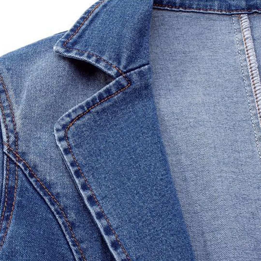 Women's Tailored Denim Blazer