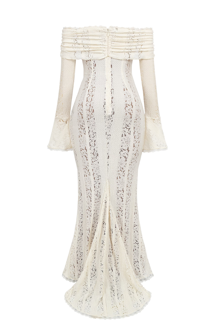 Emelia | Lace Off-Shoulder Maxi Dress