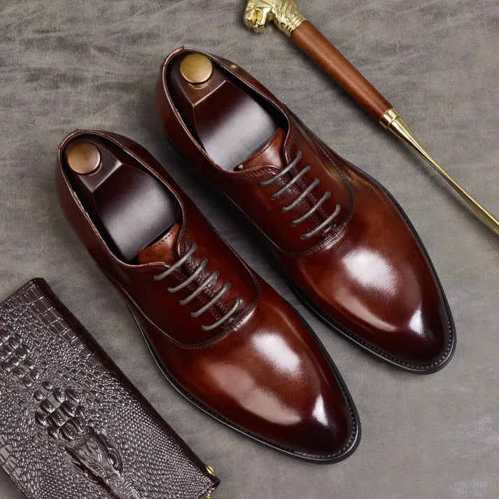 Men’s Classic Oxford Dress Shoes – Timeless Polished Elegance