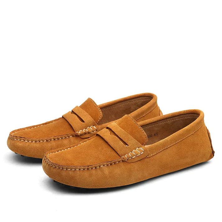 Men’s Suede Driving Loafer - Effortless Casual Refinement