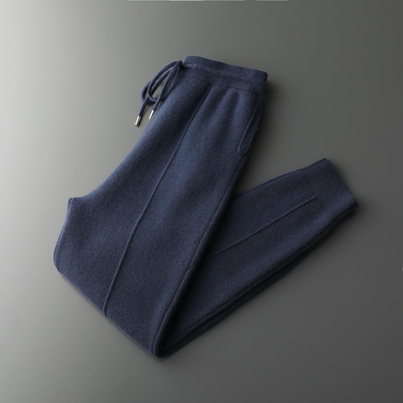 Men’s Drawstring Lounge Pants - Tailored Comfort Trousers