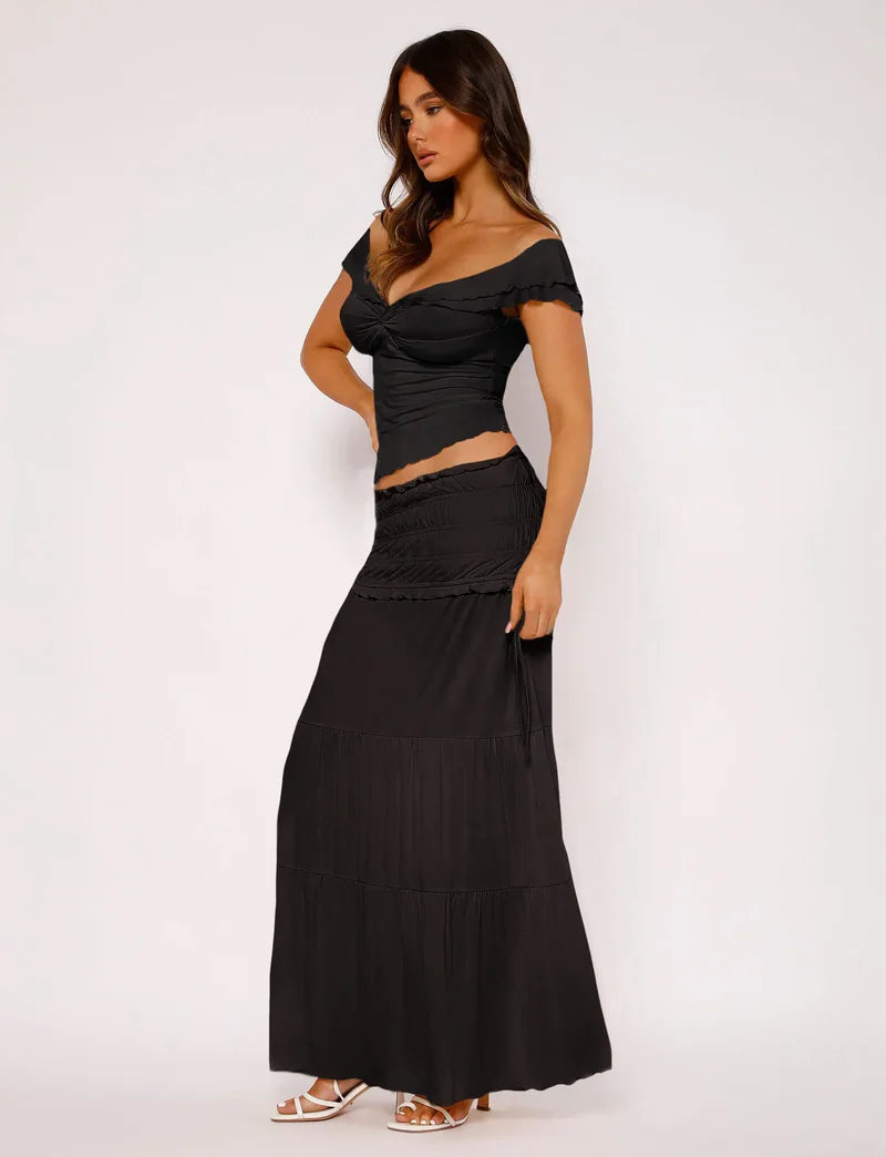 Charlie - Textured Twist Two Piece Set