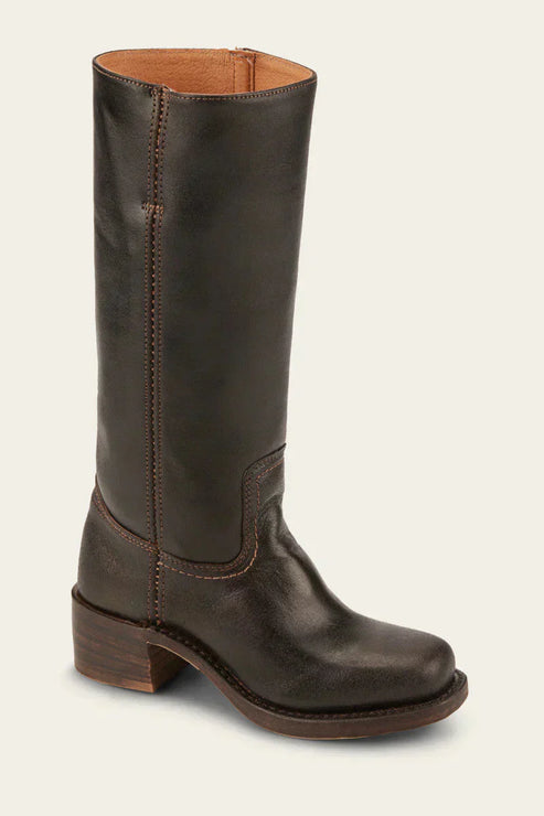 Women’s Knee-High Boots - Classic Block Heel Tall Riding Style