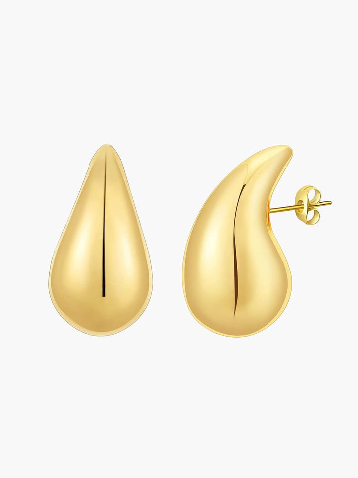 Golden Whisper Sculpted Earrings