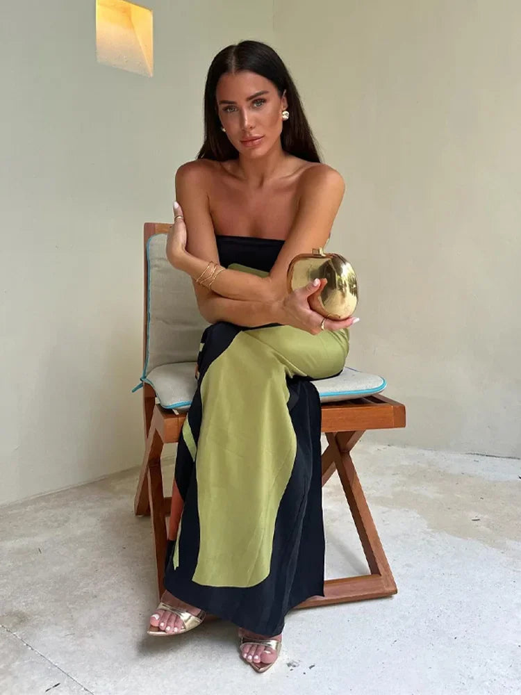 Wendy - Strapless Summer Maxi Dress