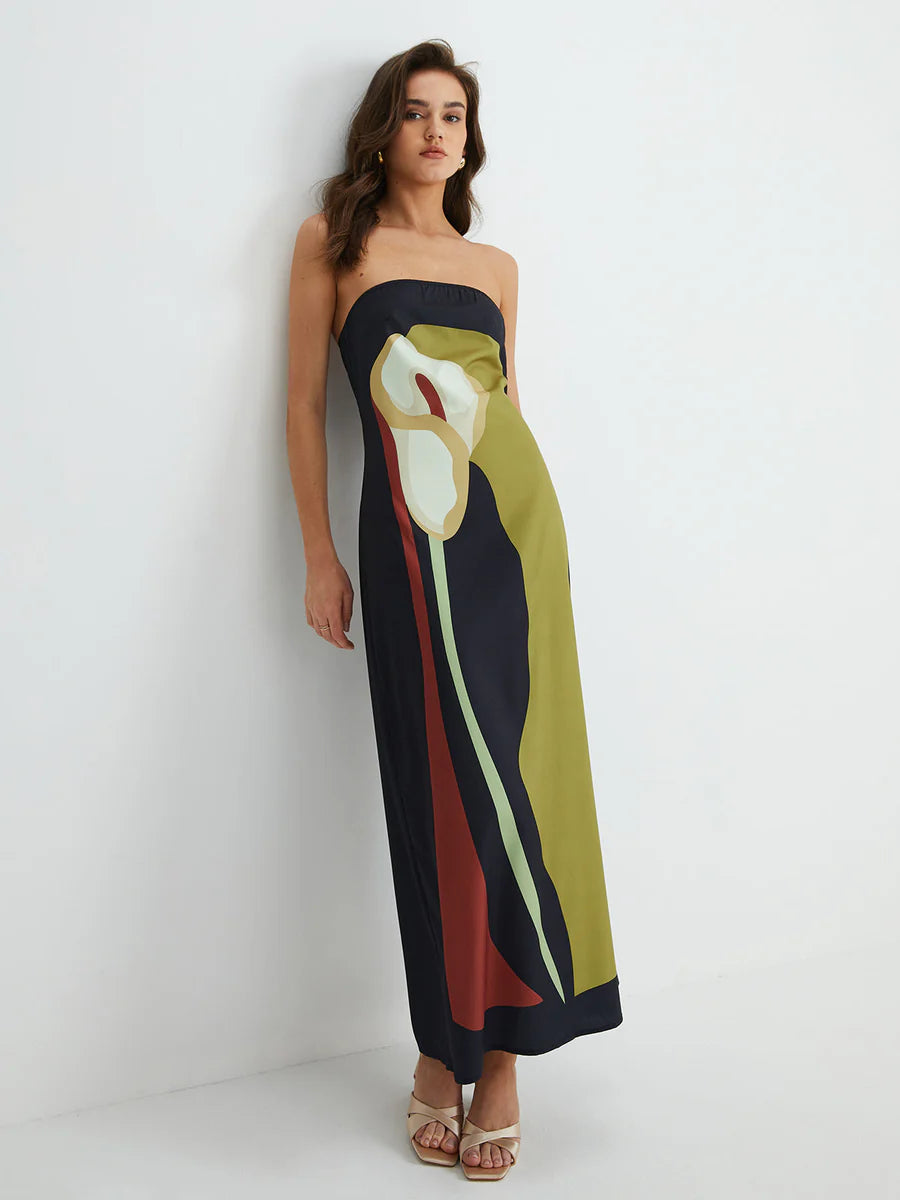 Wendy - Strapless Summer Maxi Dress