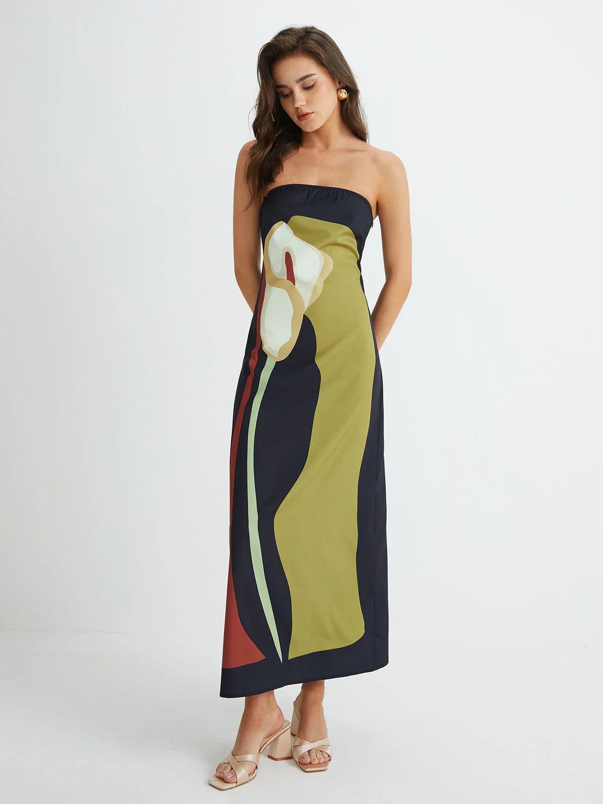 Wendy - Strapless Summer Maxi Dress