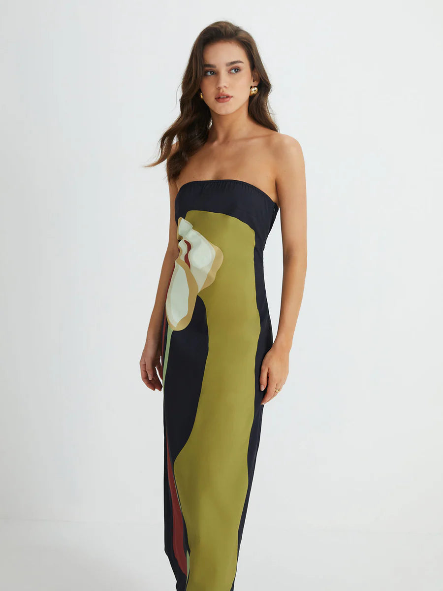 Wendy - Strapless Summer Maxi Dress