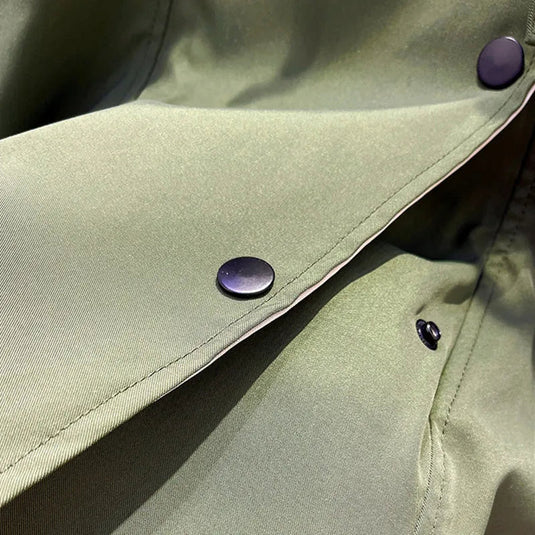 Women’s Lightweight Hooded Windbreaker - Oversized Drawstring Jacket