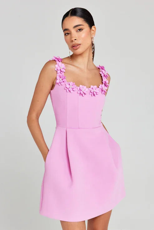 Jill - Floral Mini Dress