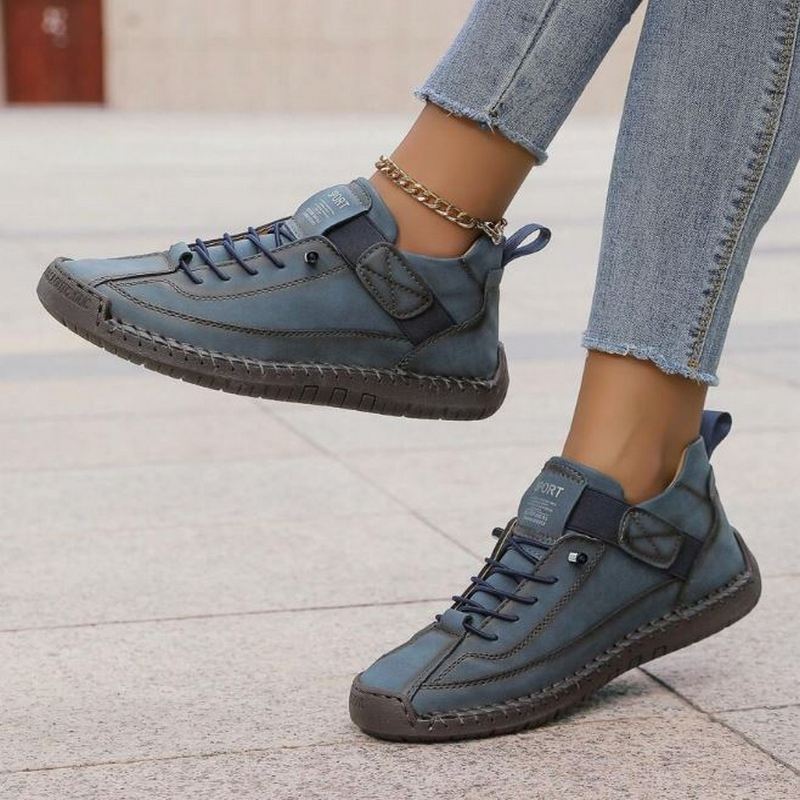 Women's Casual Lace-Up Platform Sneakers