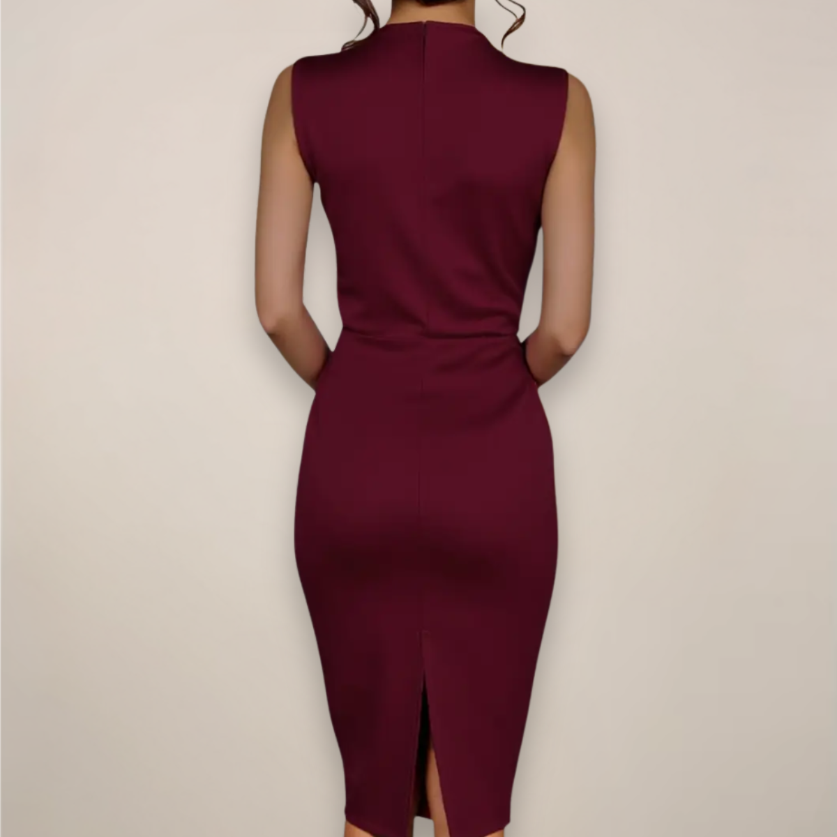 Women's Sleeveless Midi Dress