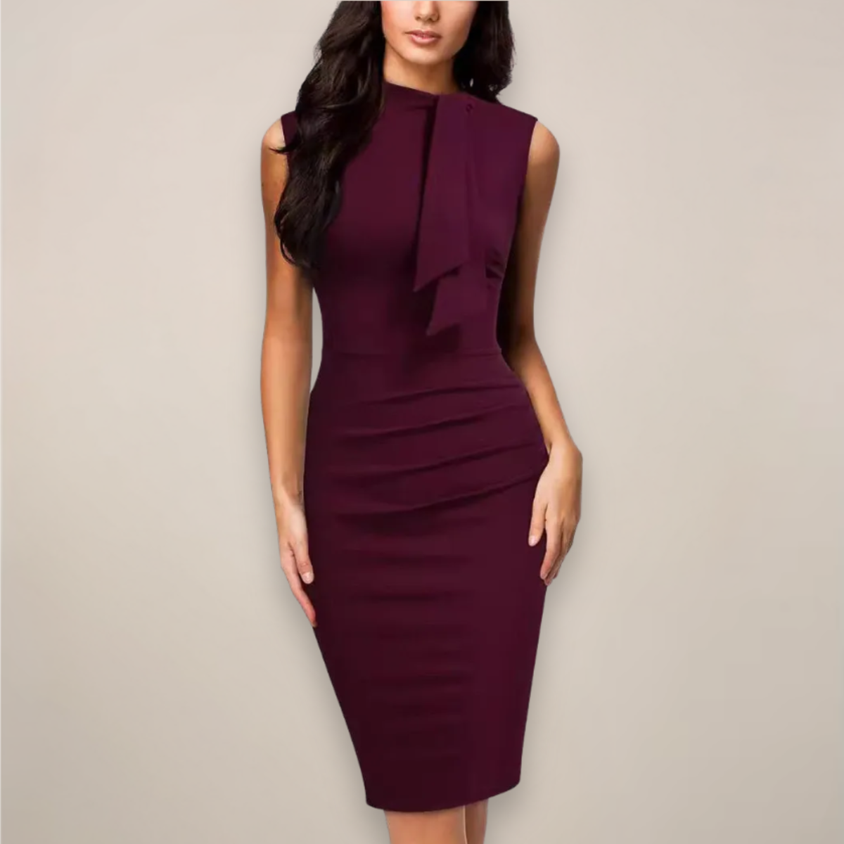 Women's Sleeveless Midi Dress