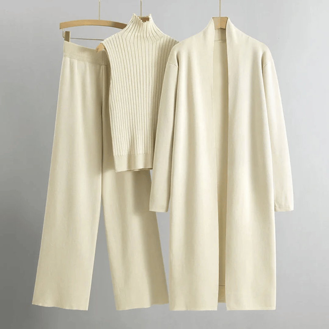 Women's Spring Three-Piece Pants Set