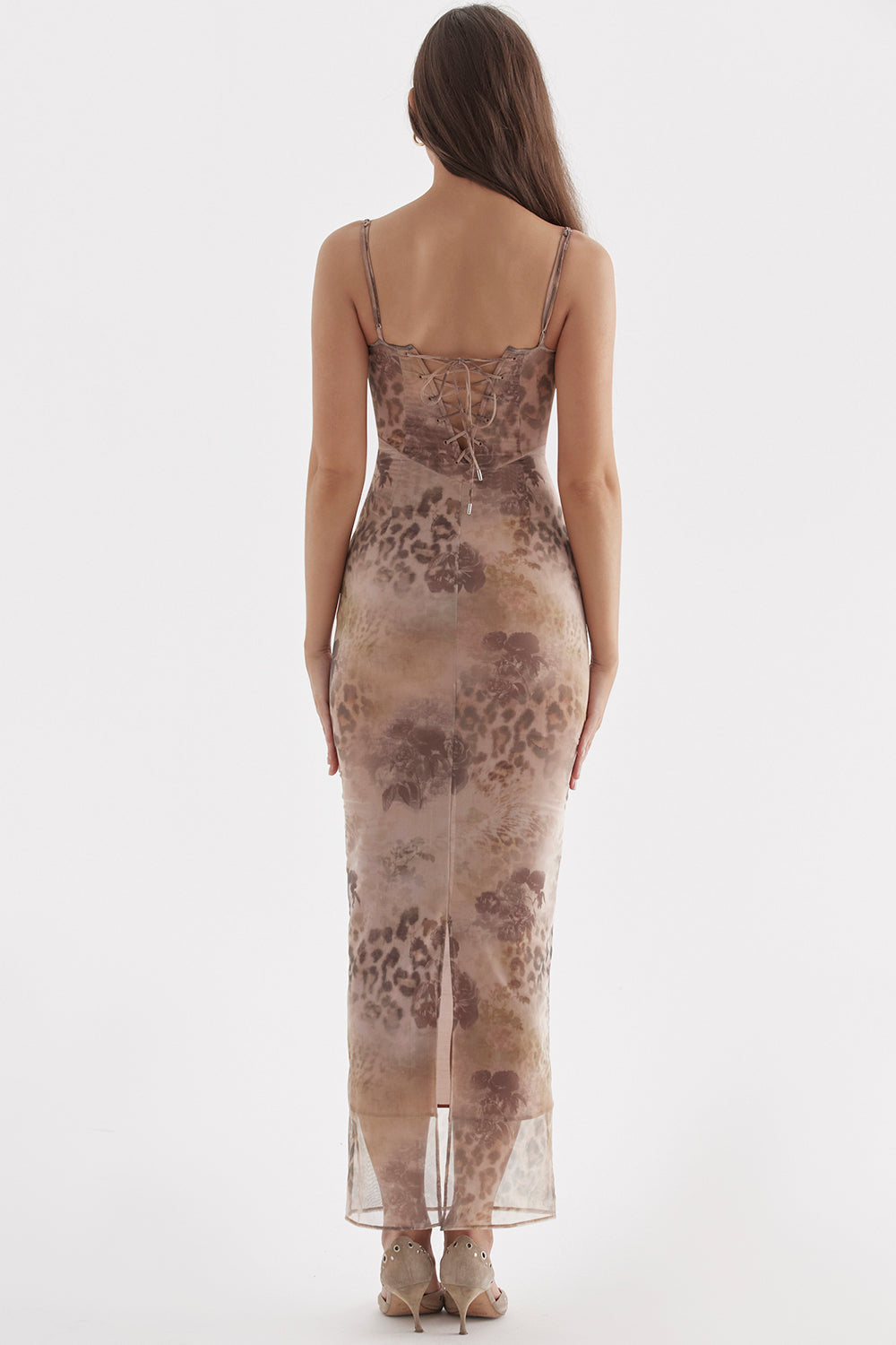Desert Eclipse Sheer Maxi Dress