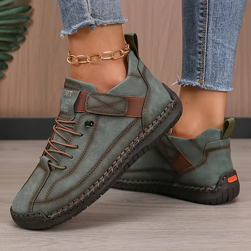 Women's Spring Lace-Up Walking Sneakers