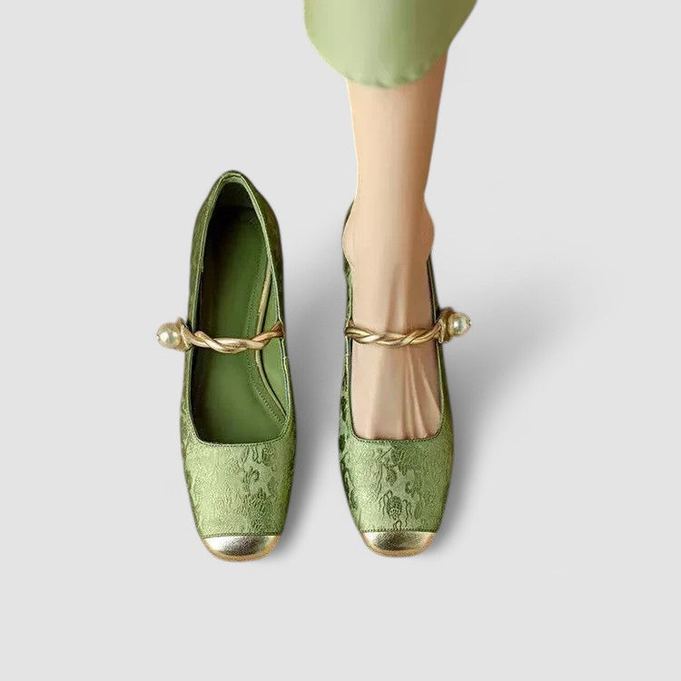 Brooklyn Women's Orthopedic Mary Jane Low-Heel Shoes