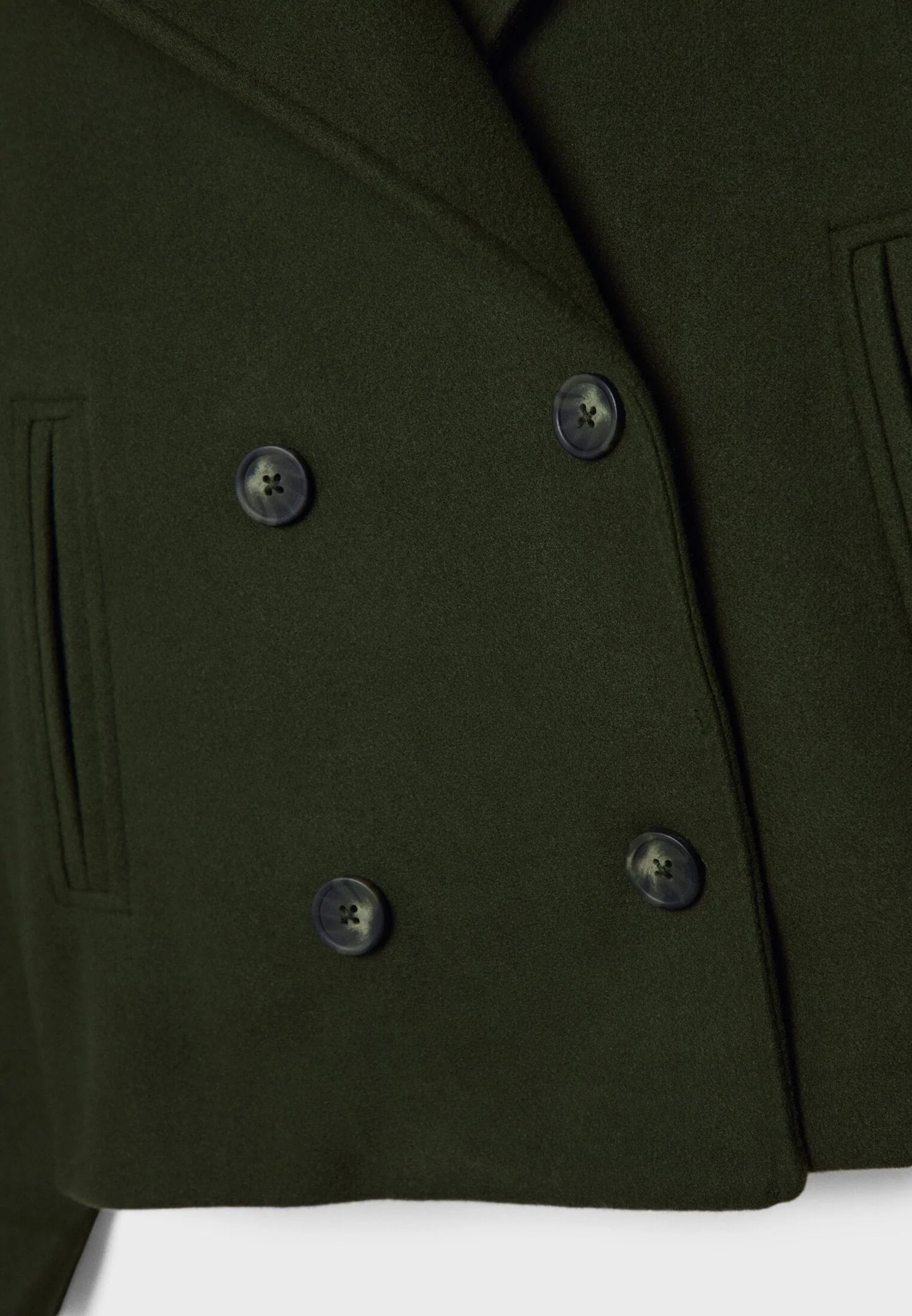 Women’s Double-Breasted Short Coat | Classic Tailored Outerwear