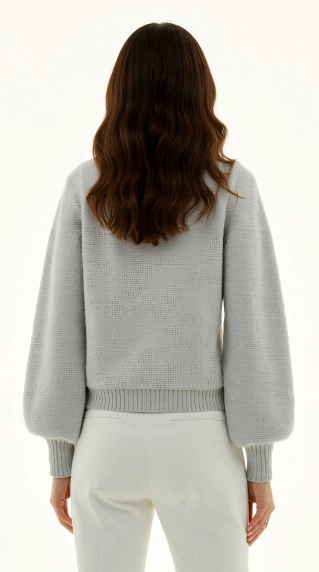 Women’s Bow-Tie Knit Cardigan - Soft Knit Front Ribbon Detail