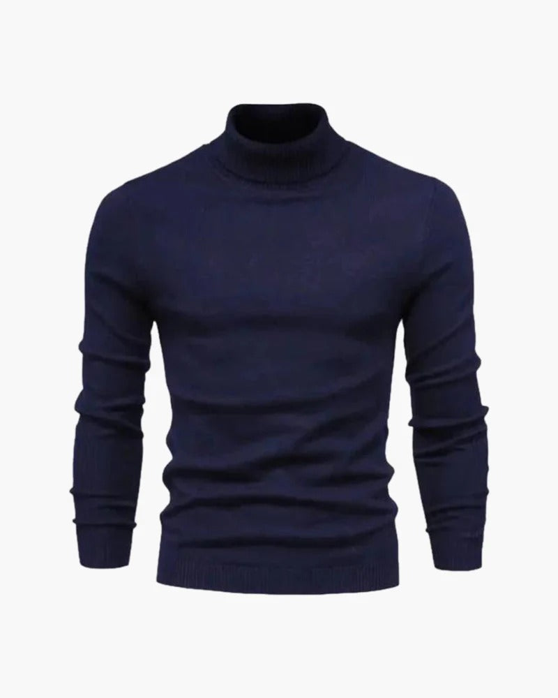 Men’s Arno Classic Turtleneck Sweater - Slim-Fit Knit