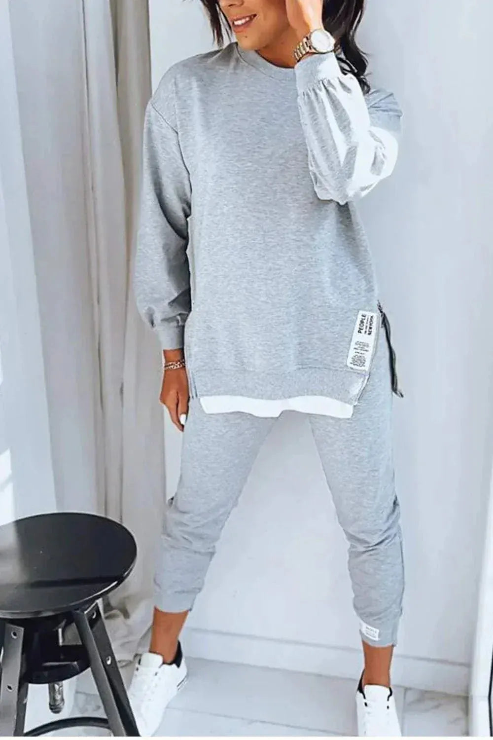 Women’s Priscilla Relaxed Two-Piece Lounge Set - Casual Everyday Comfort