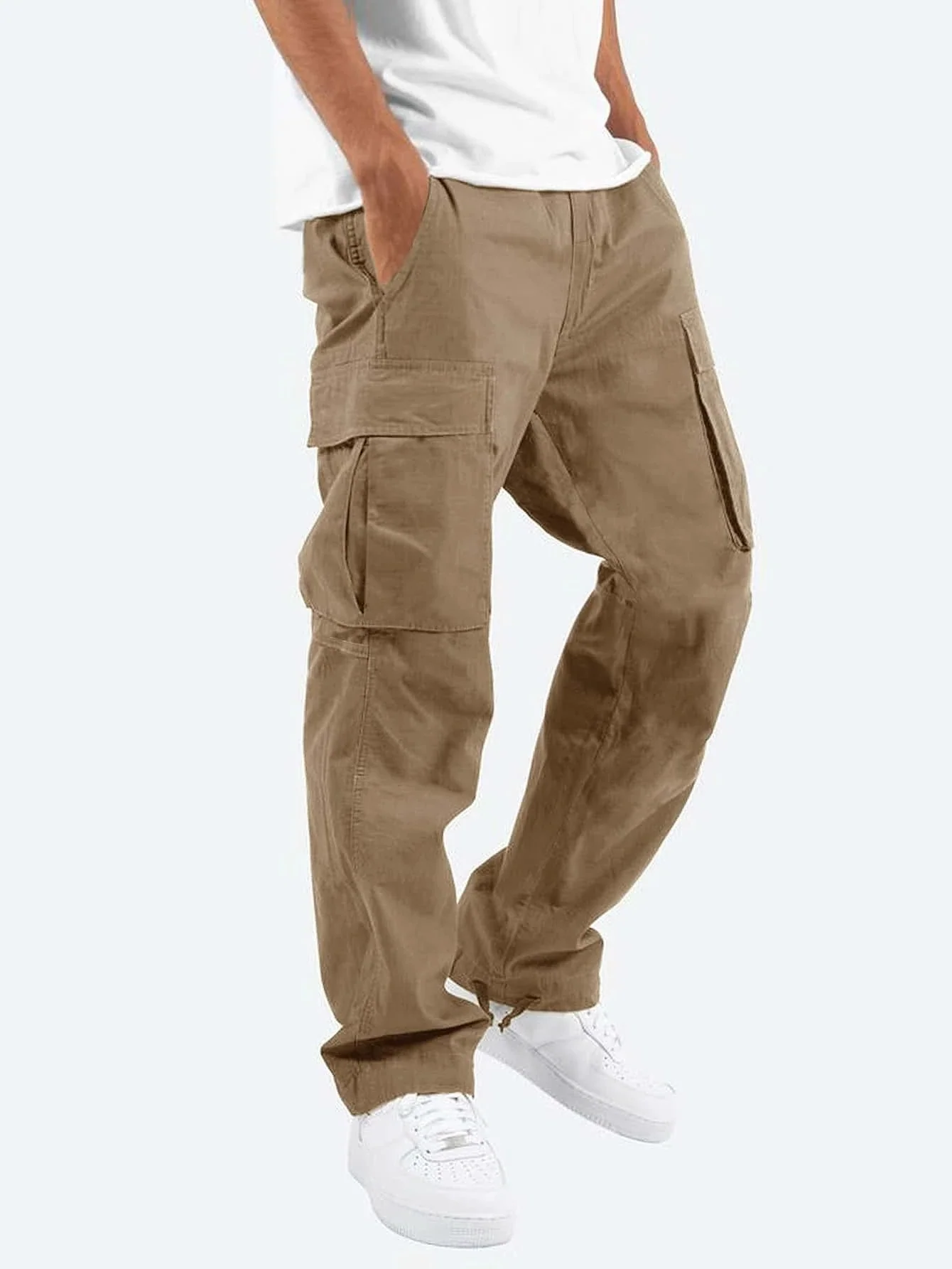 Men’s Utility Relaxed-Fit Cargo Trousers