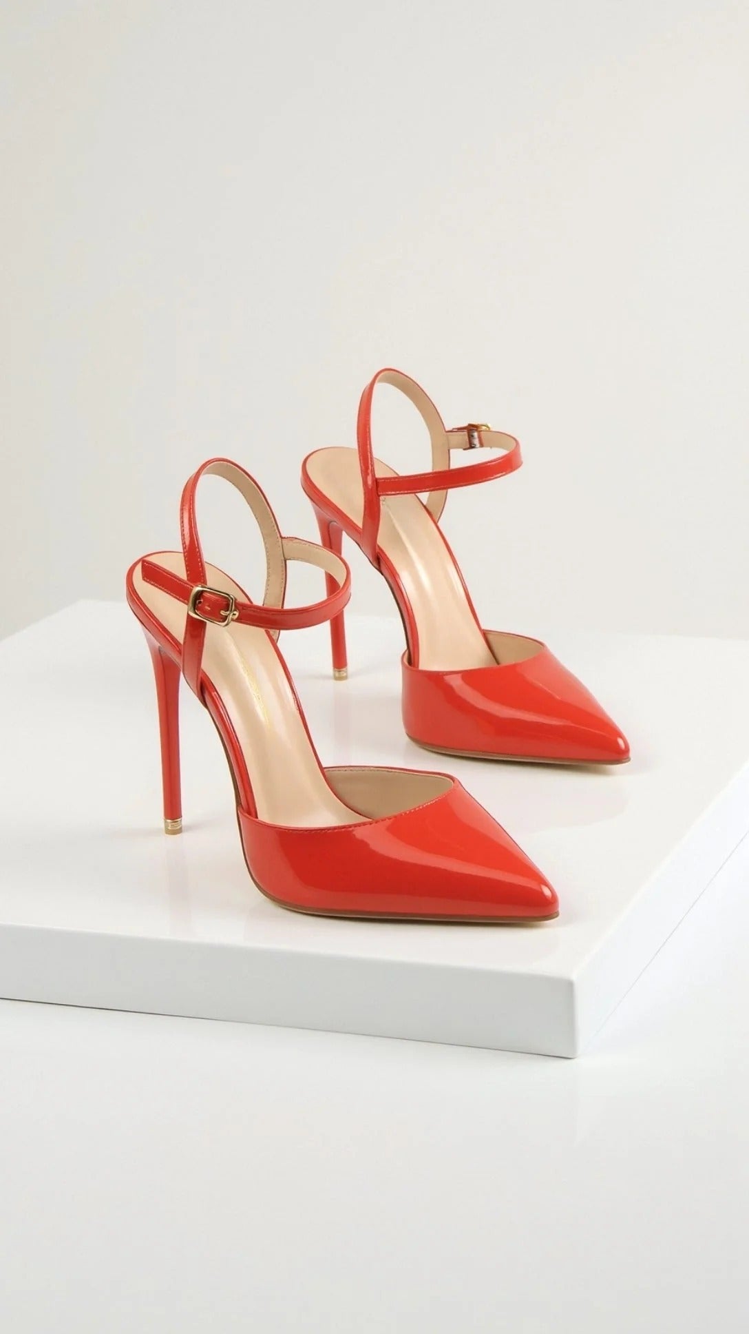 Women’s Ashley Patent Court Heels – Elegant Pointed Toe Stilettos