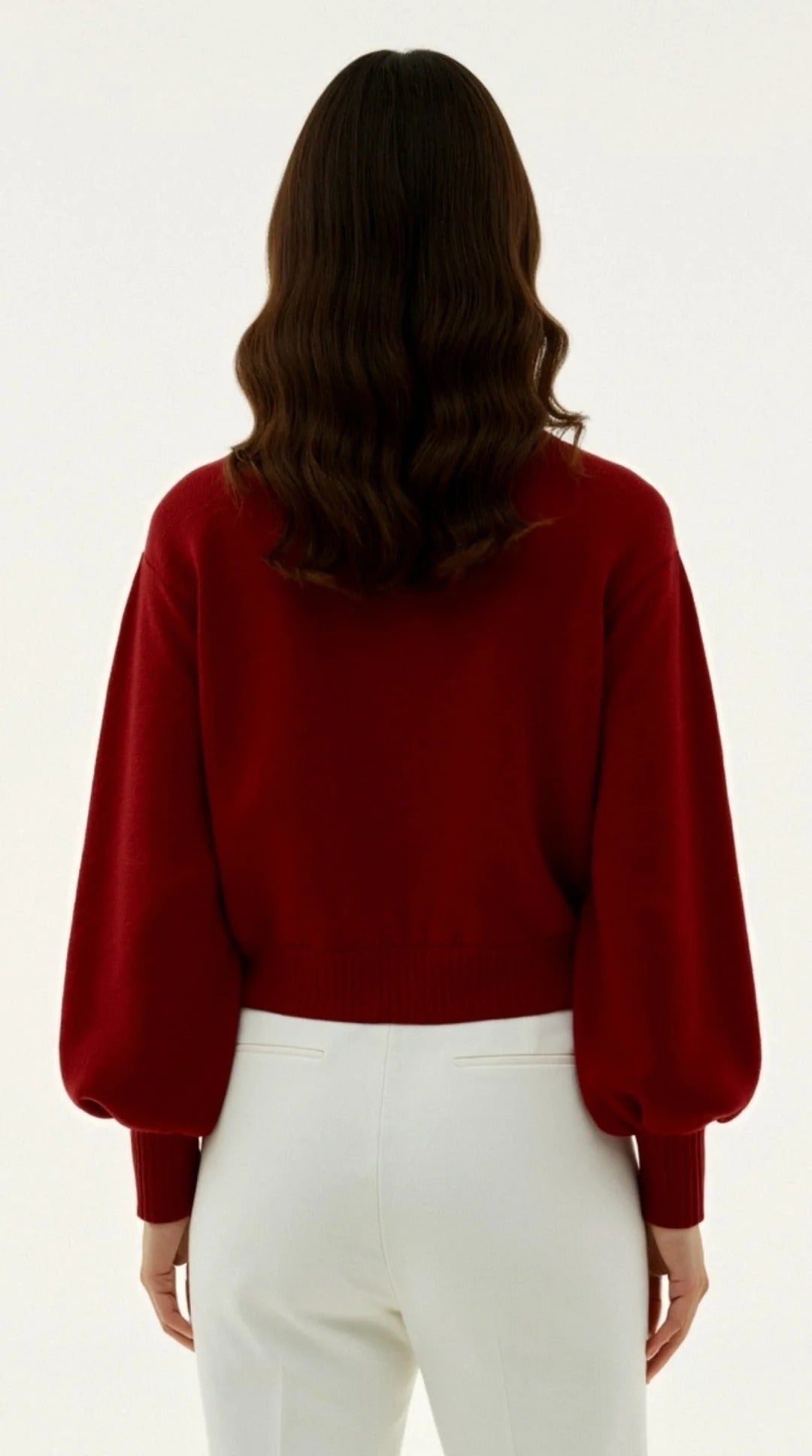 Women’s Bow-Tie Knit Cardigan - Soft Knit Front Ribbon Detail