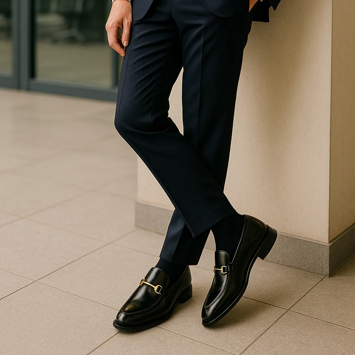 Men’s Classic Horsebit Loafers - Polished Slip-On Dress Shoes