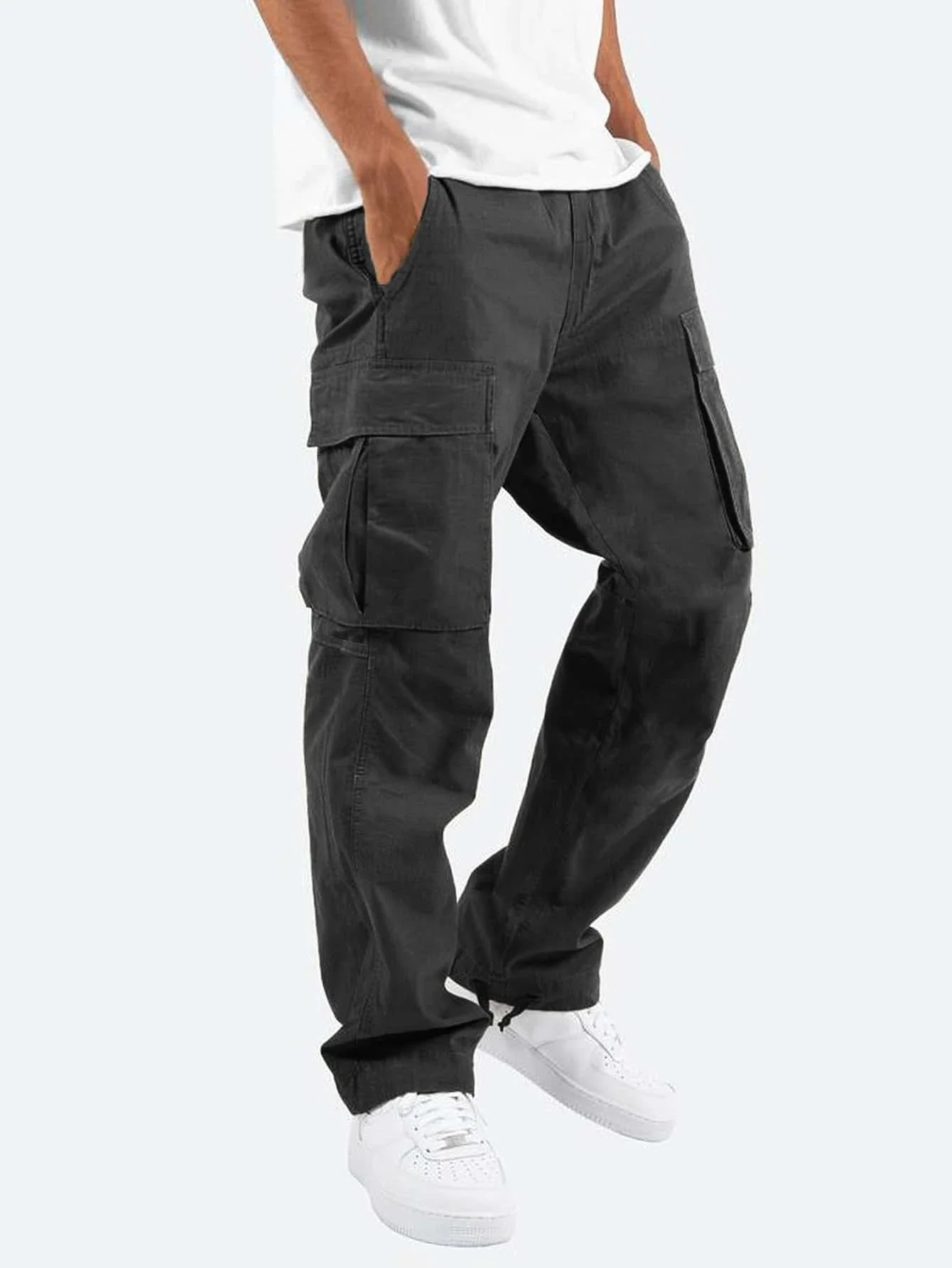 Men’s Utility Relaxed-Fit Cargo Trousers