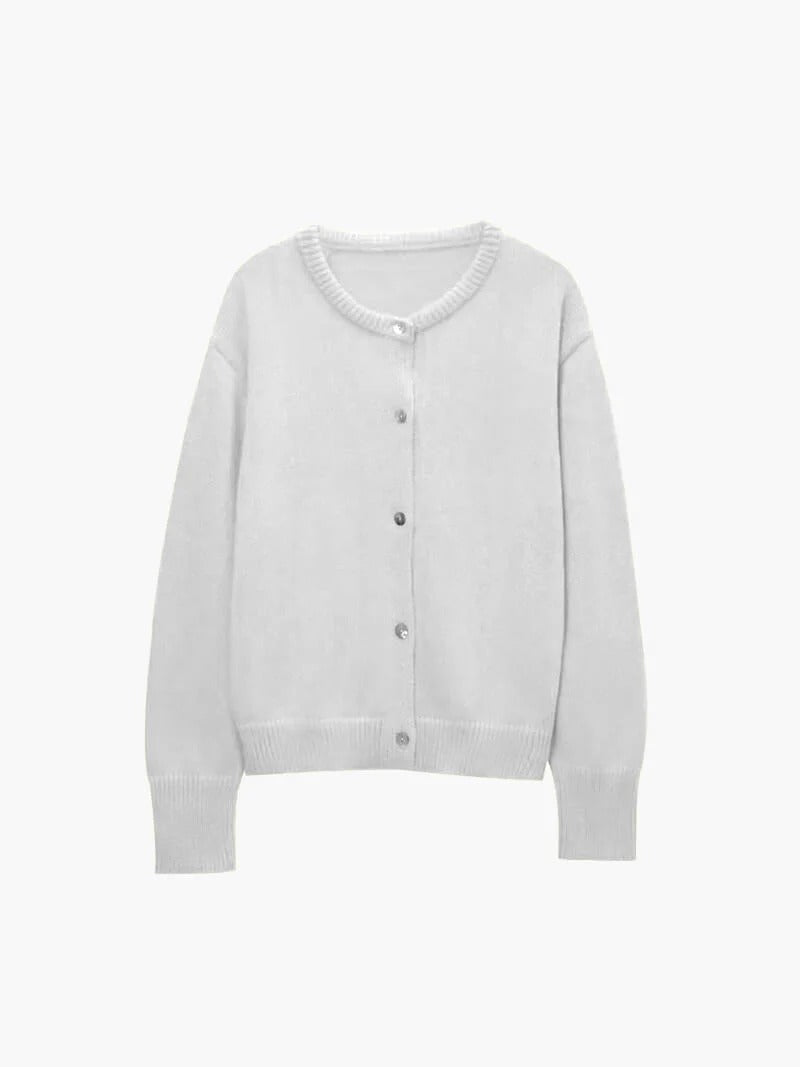 Women’s Classic Button-Up Knit Cardigan - Timeless Everyday Layer