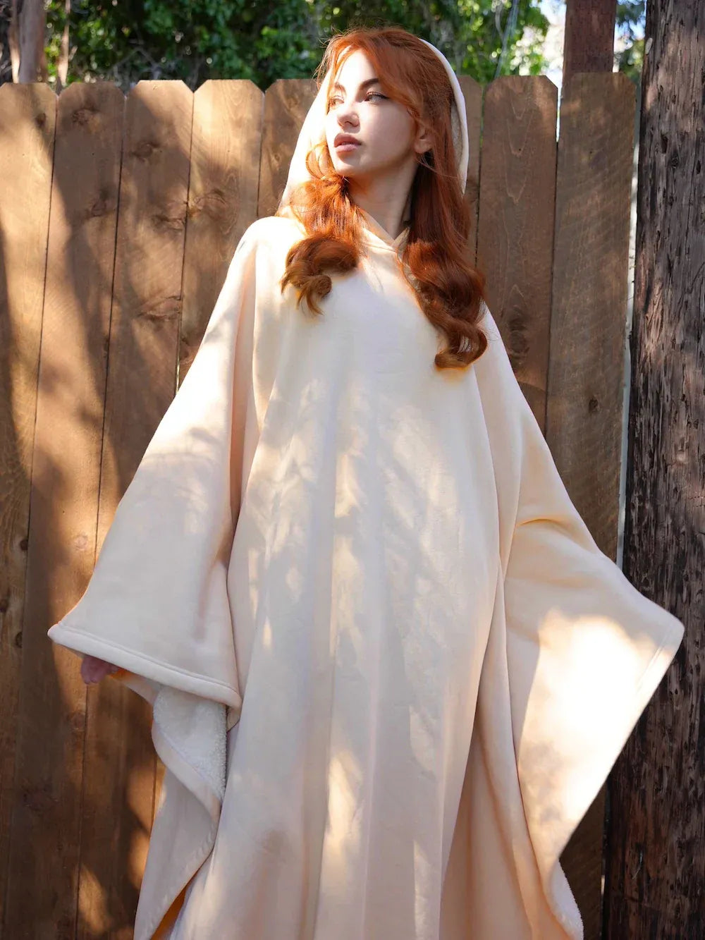 Women’s Oversized Hooded Blanket Robe - Cozy Lounge Wear Poncho