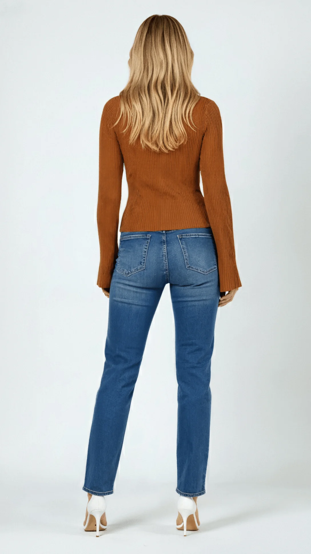 Women’s Ribbed Button-Up Knit Cardigan - Classic Slim Fit Sweater